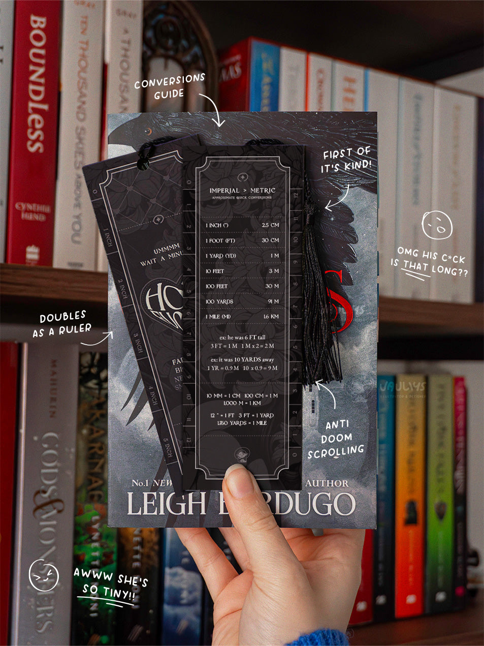 How F*cking Far? Bookmark (Gothic)