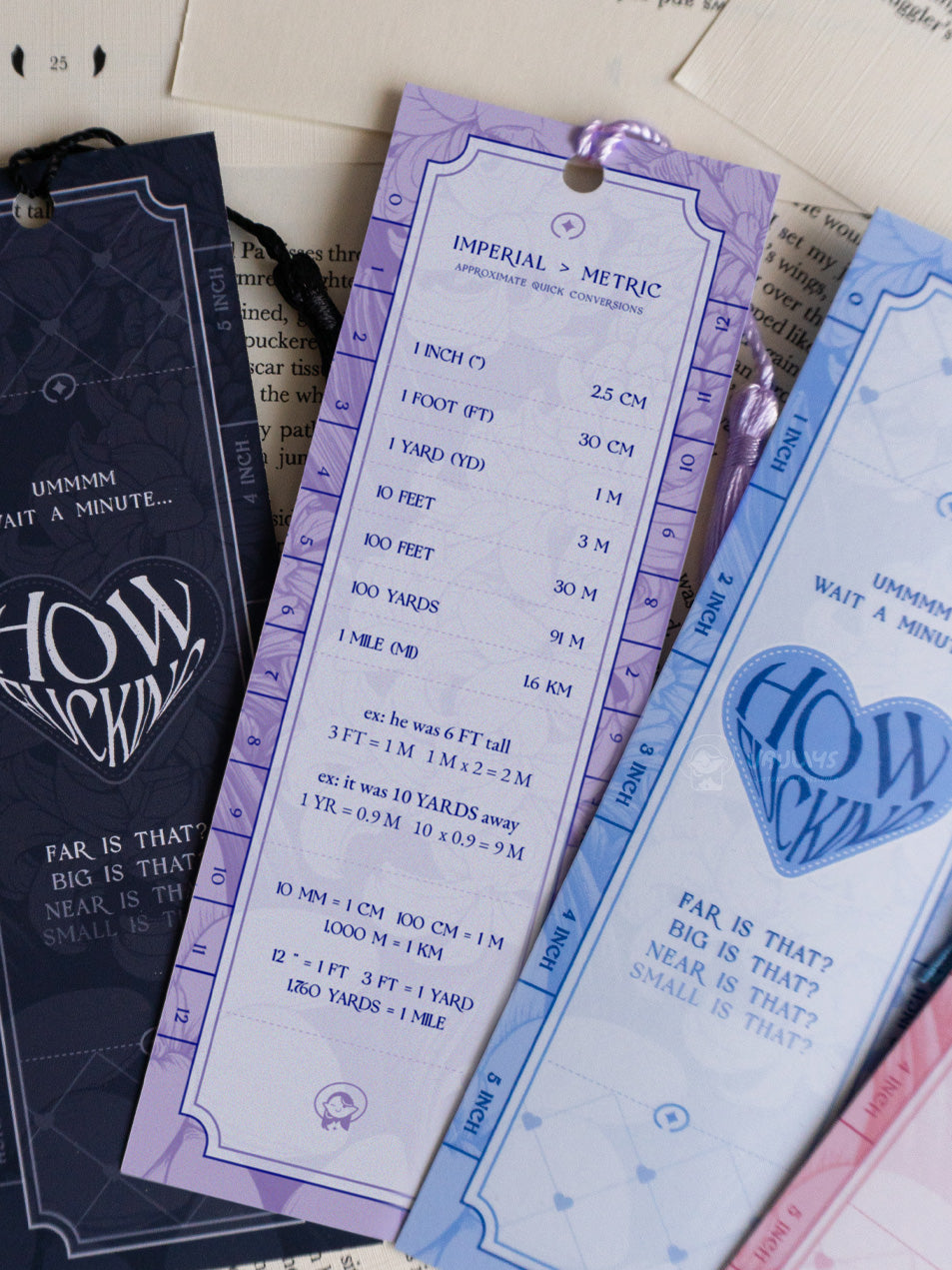 How F*cking Far? Bookmark (Lavender)