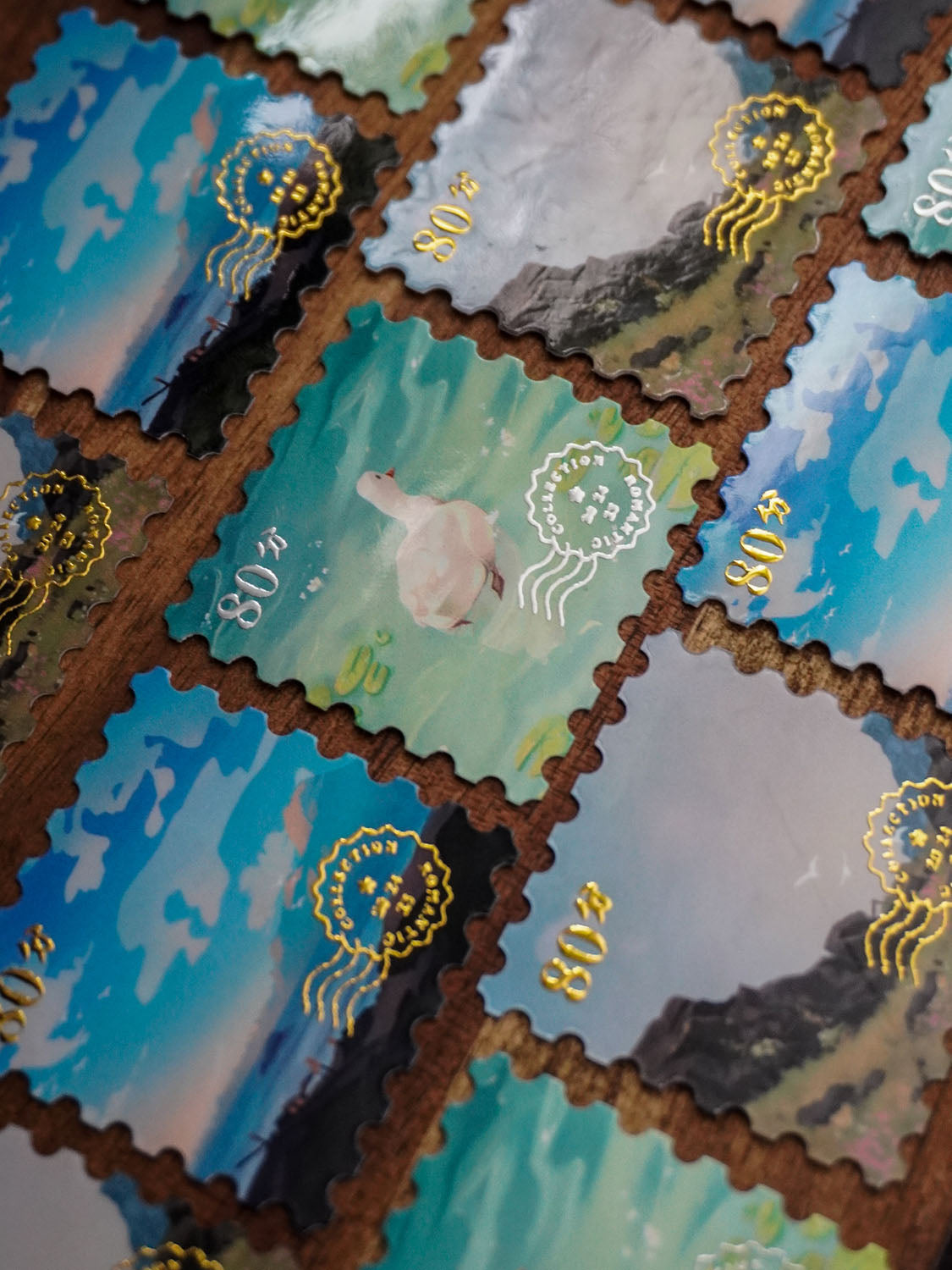 Mini Traveller: Foil stamp sticker