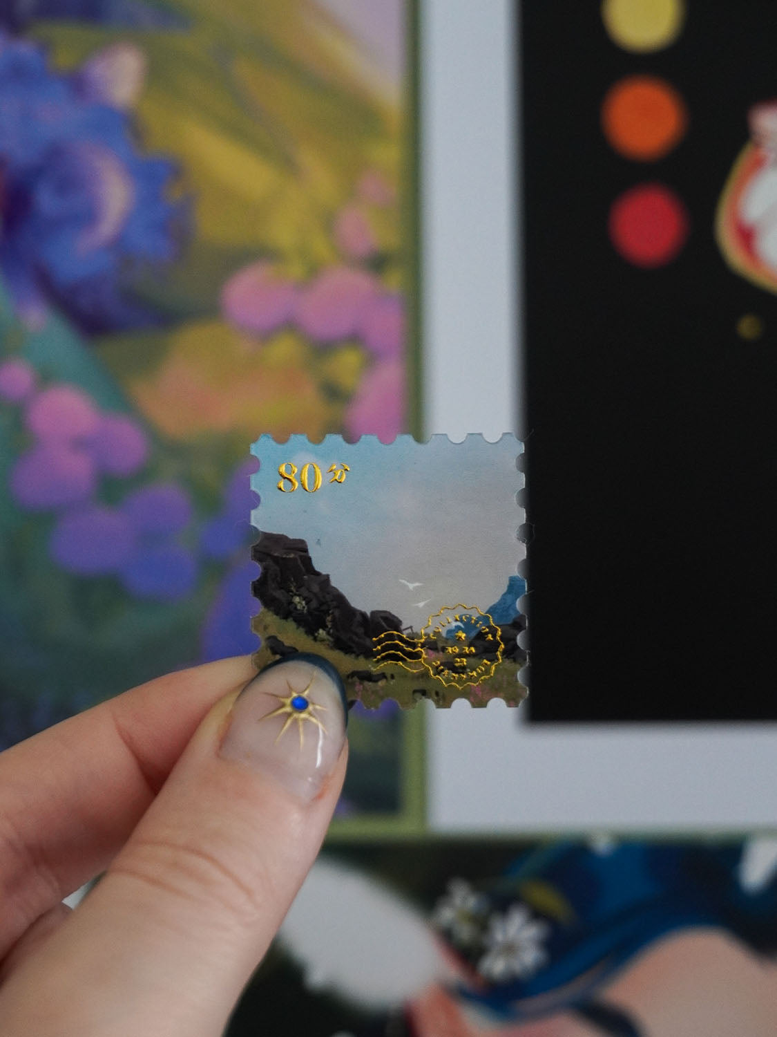 Mini Traveller: Foil stamp sticker