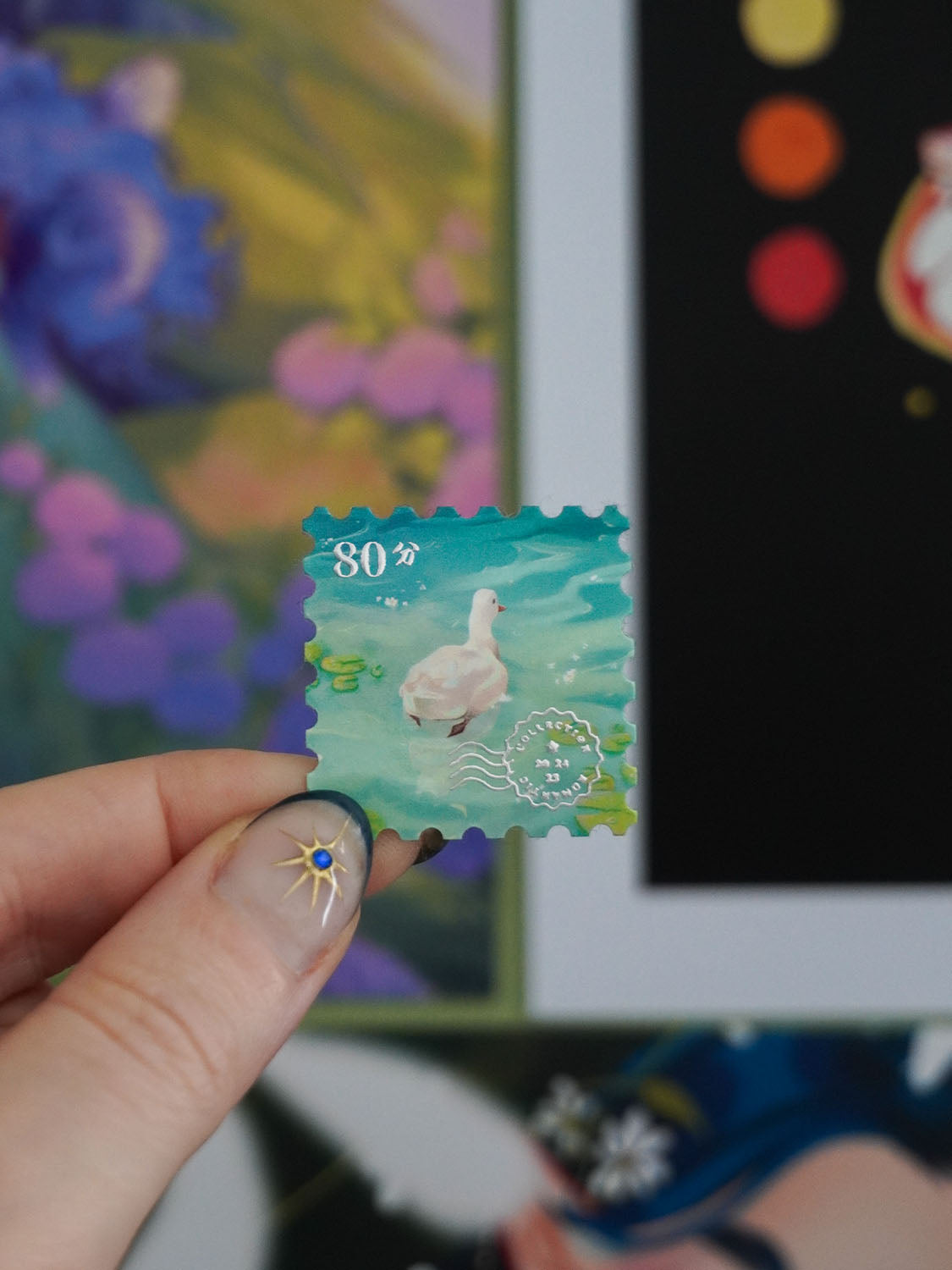 Mini Traveller: Foil stamp sticker