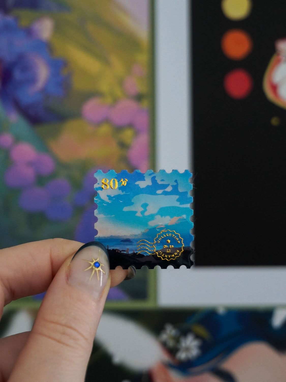 Mini Traveller: Foil stamp sticker