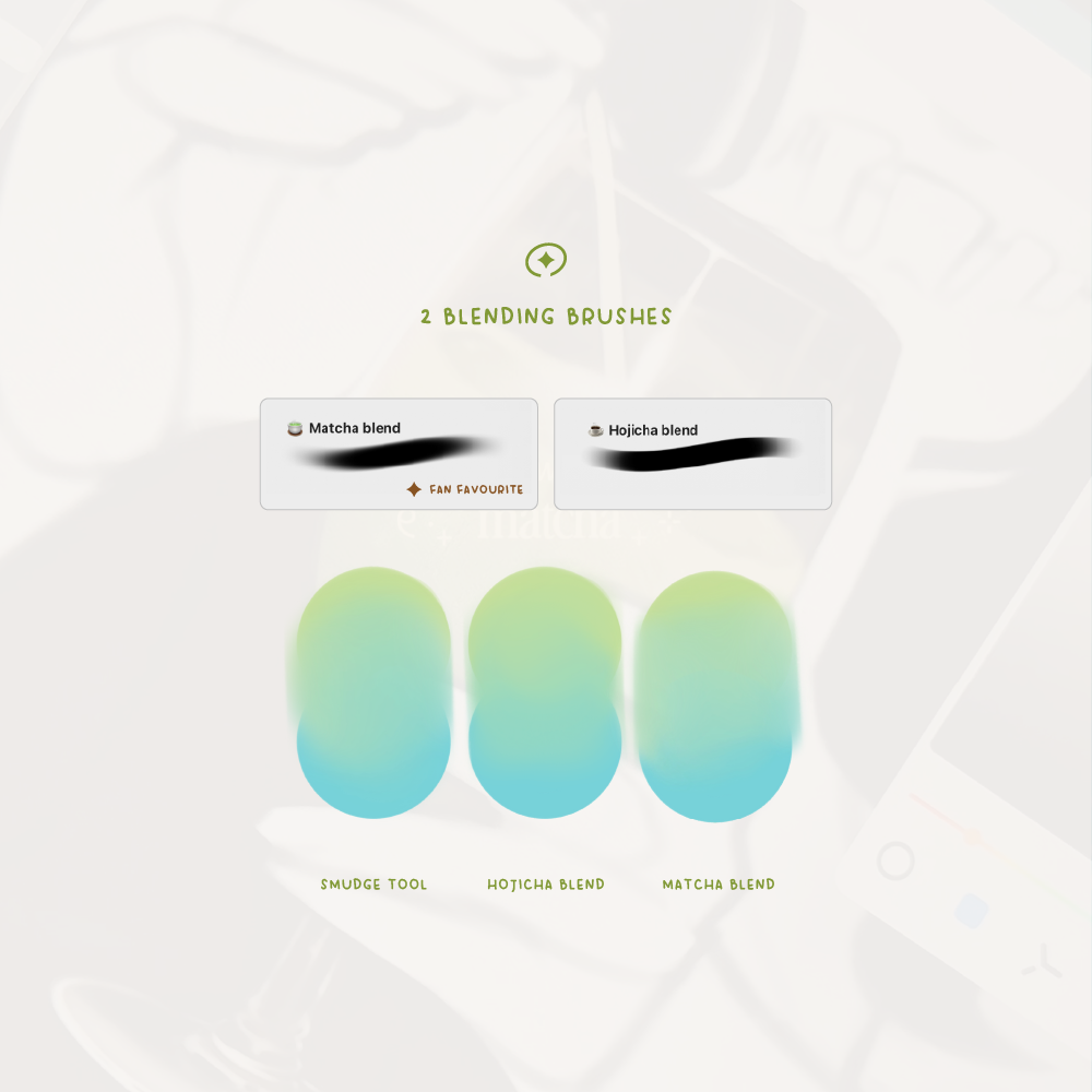 Brushes: Matcha Blending Brushes