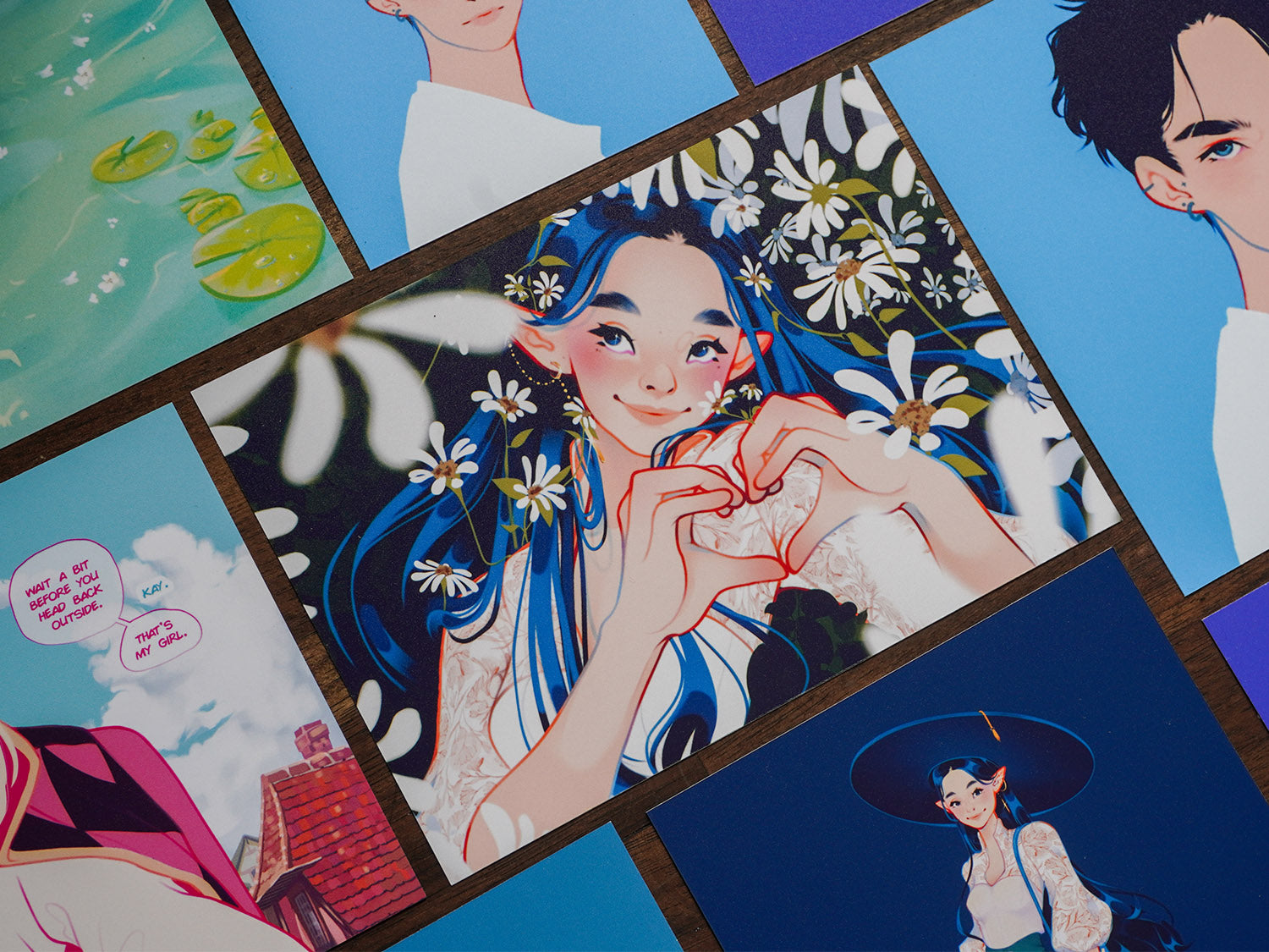 Neyomi the Daisy: A6 Print