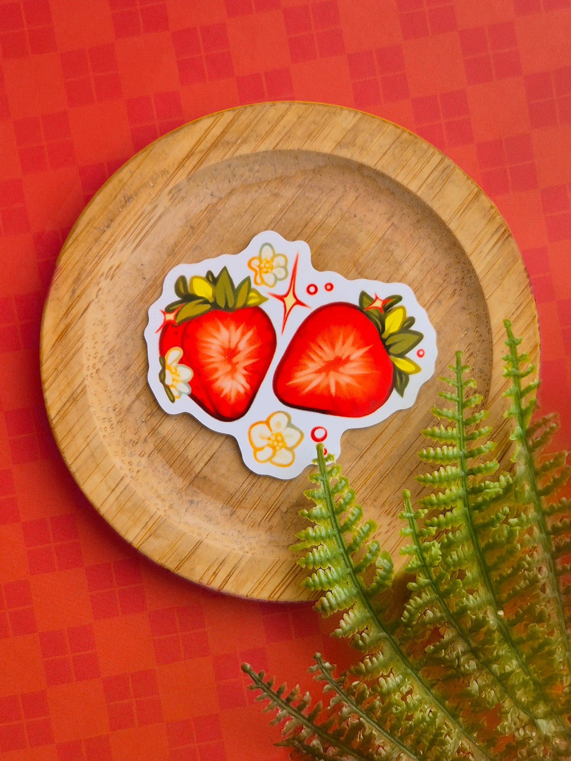 Sweet as berries: Vinyl Weatherproof Sticker