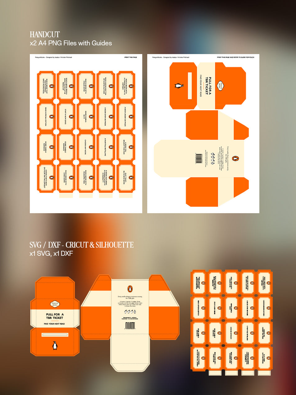 Digital Printout: PenguinBooks TBR Ticket Booth
