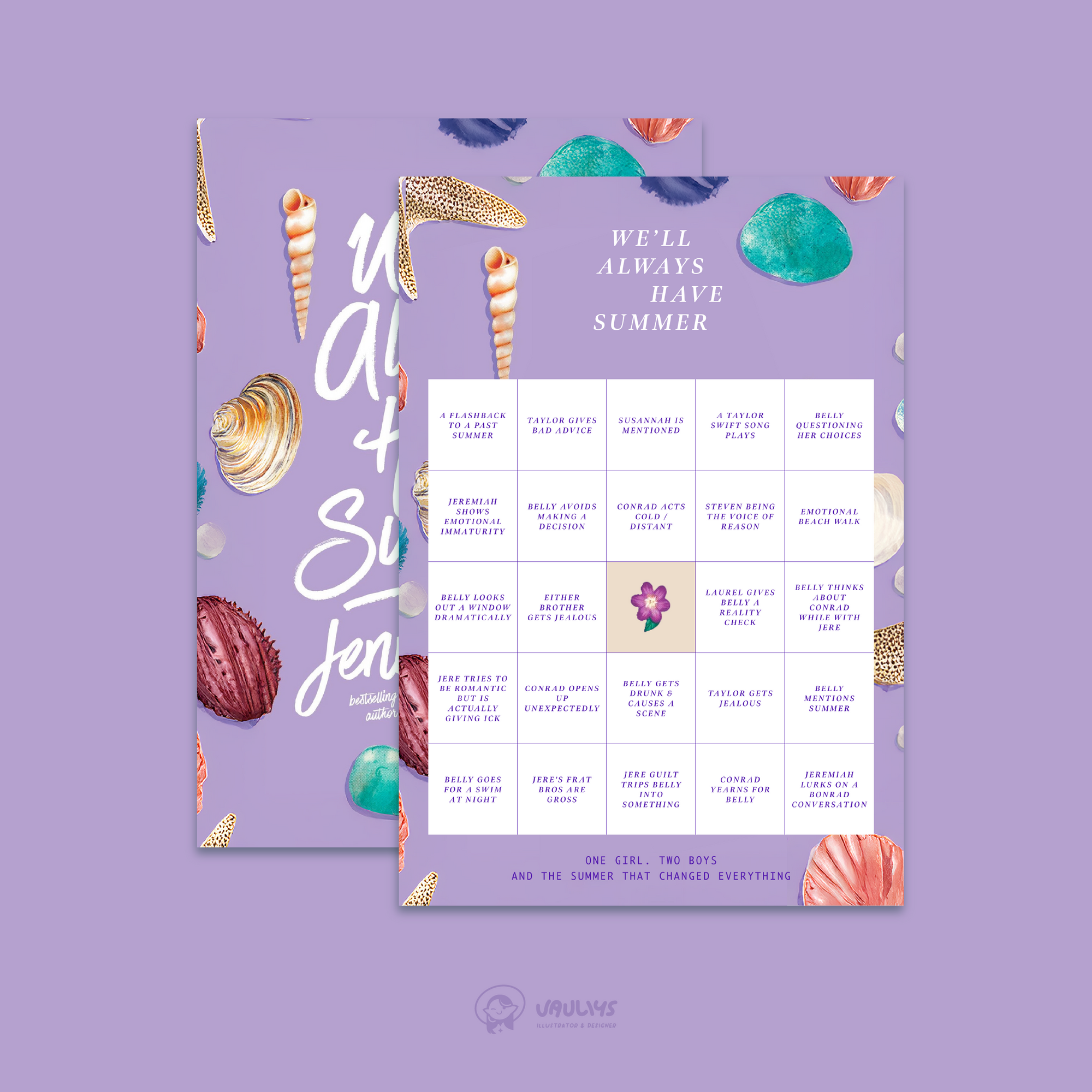 Digital Printout: The Summer I turned Pretty Bingo Card